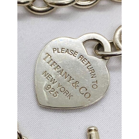 Tiffany & Co Return To Tiffany & Co 7.5"Toggle Heart Bracelet READ!!! - Picture 2 of 9